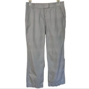J. Crew Khaki Classic Twill City Fit Broken-in Chino Pants Women Size 0R
